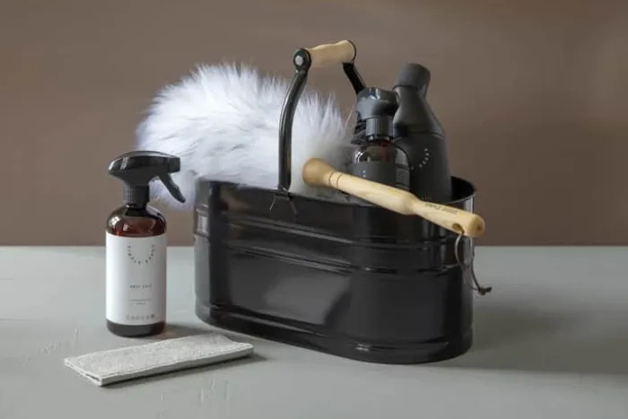 Simple Goods Rengøringskurv B 32 x L 37 cm - Stål - Sort