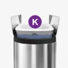 Simplehuman Affaldsposer kode K - 60 stk. 35-45 liter - Plastik - Hvid