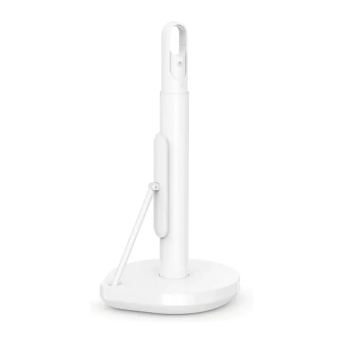 Simplehuman Køkkenrulleholder m. pumpe H 38 cm - Stål - Hvid