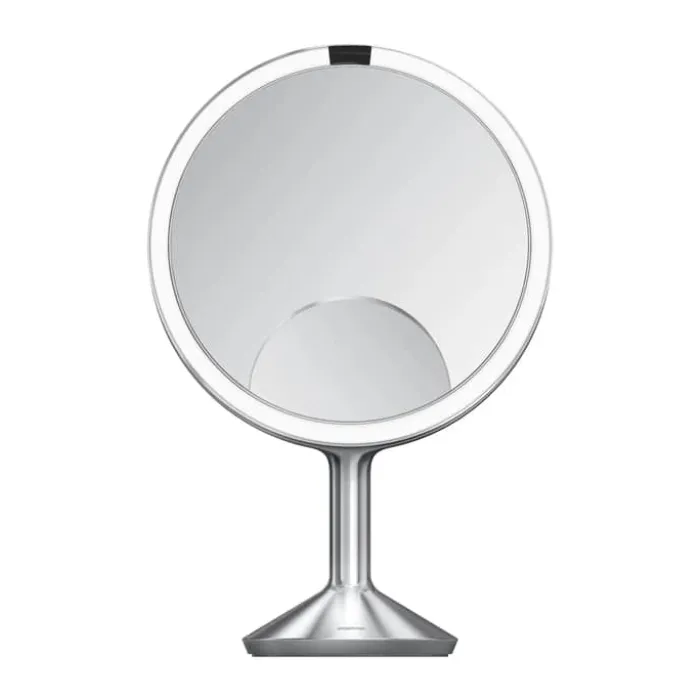 Simplehuman Makeupspejl Trio Max 5 x forstørrelse - Inkl. tru-lux-lyssystem - Børstet stål