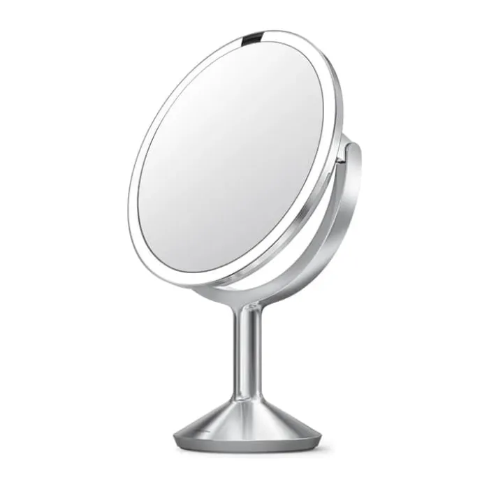 Simplehuman Makeupspejl Trio Max 5 x forstørrelse - Inkl. tru-lux-lyssystem - Børstet stål
