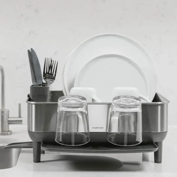 Simplehuman Opvaskeholder B 38 x L 39,4 cm - Rustfrit stål - Børstet stål