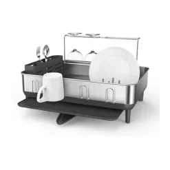 Simplehuman Opvaskestativ B 50,8 x L 56,6 cm - Rustfrit stål - Børstet stål