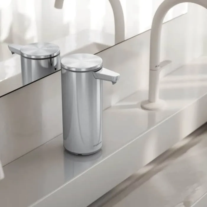 Simplehuman Sæbedispenser m. Sensor H 16,3 cm - Rustfrit stål - Børstet stål