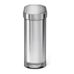 Simplehuman Slim Pedalspand 45 liter - Rustfrit stål - Børstet stål
