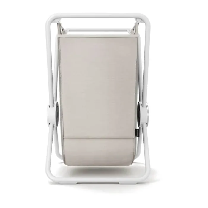 Simplehuman Vasketøjskurv 80 liter - Stål/polyester - Hvid