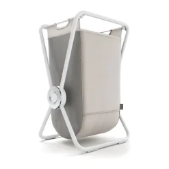 Simplehuman Vasketøjskurv 80 liter - Stål/polyester - Hvid
