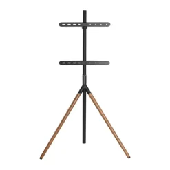 SINOX Tripod TV Gulvstand H 137 x B 85,5 cm - Certificeret træ - Brun