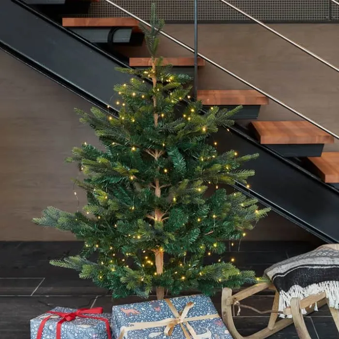 Sirius Axel Kunstigt Juletræ m. LED H 150 cm - Plastik - Grøn