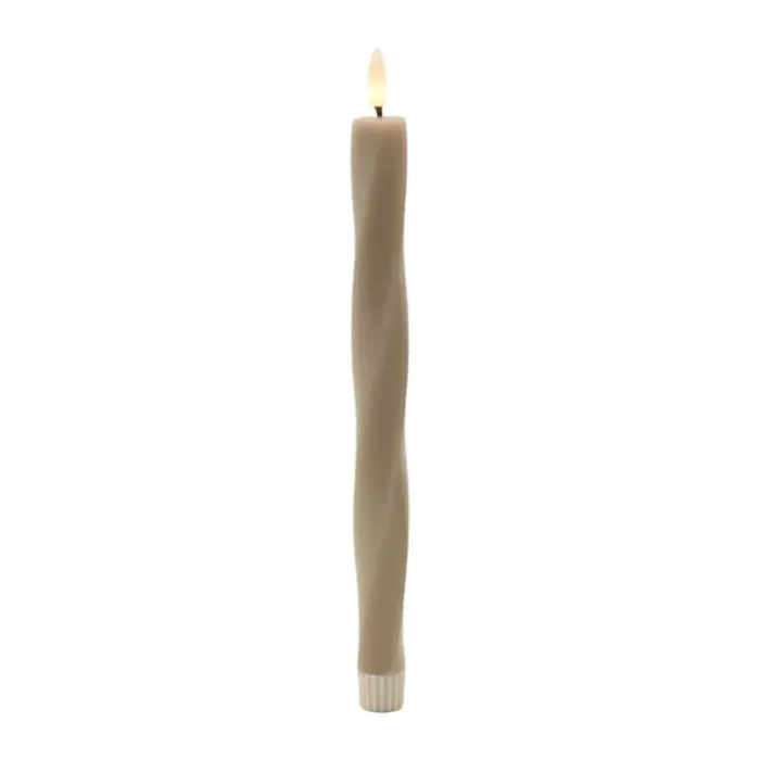Sirius Nordisk Skulptur LED KroneLys H 29 cm - Voks - Brun