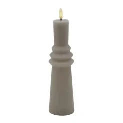 Sirius Nordisk Skulptur LED-Lys H 21,7 cm - Voks - Grå