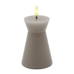 Sirius Nordisk Skulptur LED-Lys H 10 cm - Voks - Grå