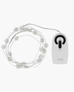 Sirius Nynne Lyskæde L 220 cm - 20 LED lys - Sølvfarvet