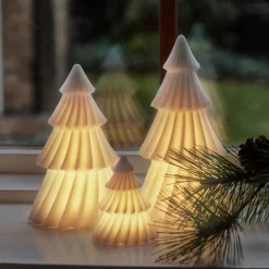 Sirius Olina LED Juletræ H 16 cm - Voks - Hvid