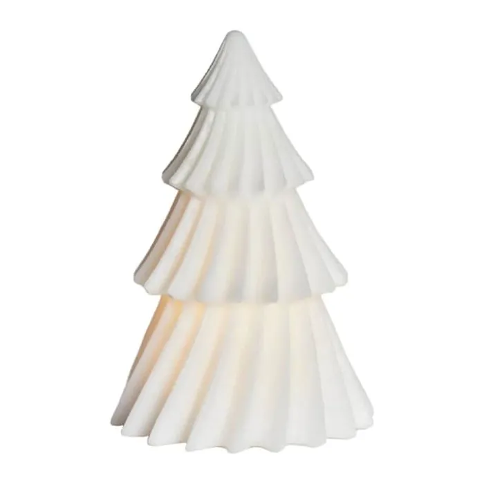 Sirius Olina LED Juletræ H 16 cm - Voks - Hvid