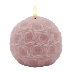 Sirius Rosalina LED Lys H 8,4 cm - Voks - Lyserød