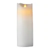Sirius Sara Exclusive LED Bloklys Ø 7,5 x H 20 cm - Hvid
