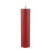 Sirius Sille Exclusive Bloklys H 20 cm - Stearin - Rød