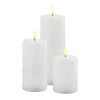 Sirius Sille Outdoor Bloklys - 3 stk. H 10/15/20 cm - ABS-plastik - Hvid