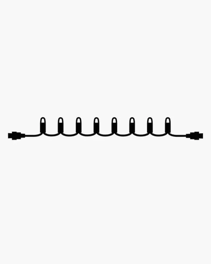 Sirius Tech-Line Supplement Sæt L 450 cm - 45 LED lys - Sort