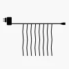 Sirius Top-Line Lyskæde Gardin B 110 x L 100 cm - 100 LED lys - Varm hvid