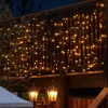 Sirius Top-Line Lyskæde Gardin Supplement Sæt B 110 x L 100 cm - 100 LED lys - Varm hvid