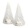 Sirius Vilma LED Juletræ - 2 stk. Ø 6 x H 11 cm - Glas - Klar