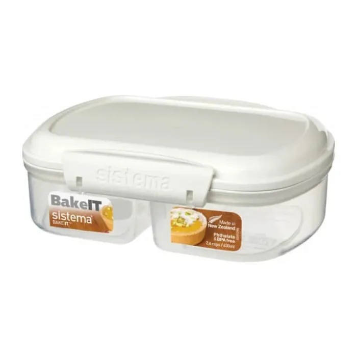 Sistema Bake It Opbevaringsboks 630 ml - Plastik - Offwhite