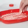 Sistema Microwave Baconmaker Plastik - Rød