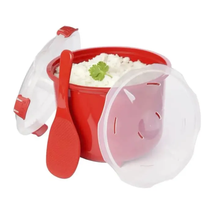 Sistema Microwave Riskoger 915 ml - Polypropylen - Rød