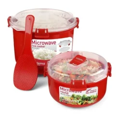 Sistema Microwave Riskoger 915 ml - Polypropylen - Rød