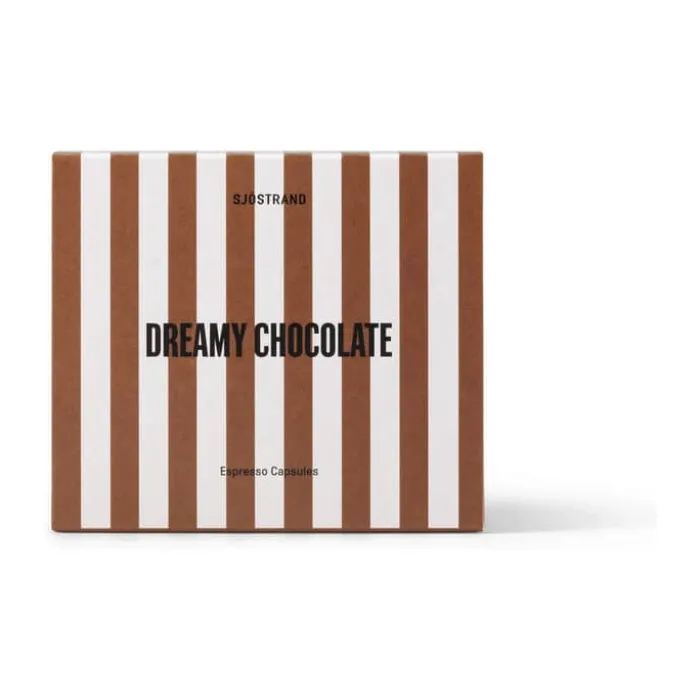 Sjöstrand Chocolate Epressokapsler - 10 stk. Smagsnoter: Mørk chokolade, Hasselnød