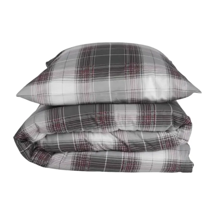SKAGEN living Flonel Sengetøj B 140 x L 200 cm - Bomuldsflonel - Grå