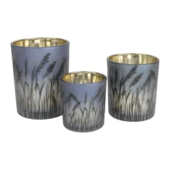 SKAGEN living Fyfadsstage H 8 cm - Glas - Blå/brun