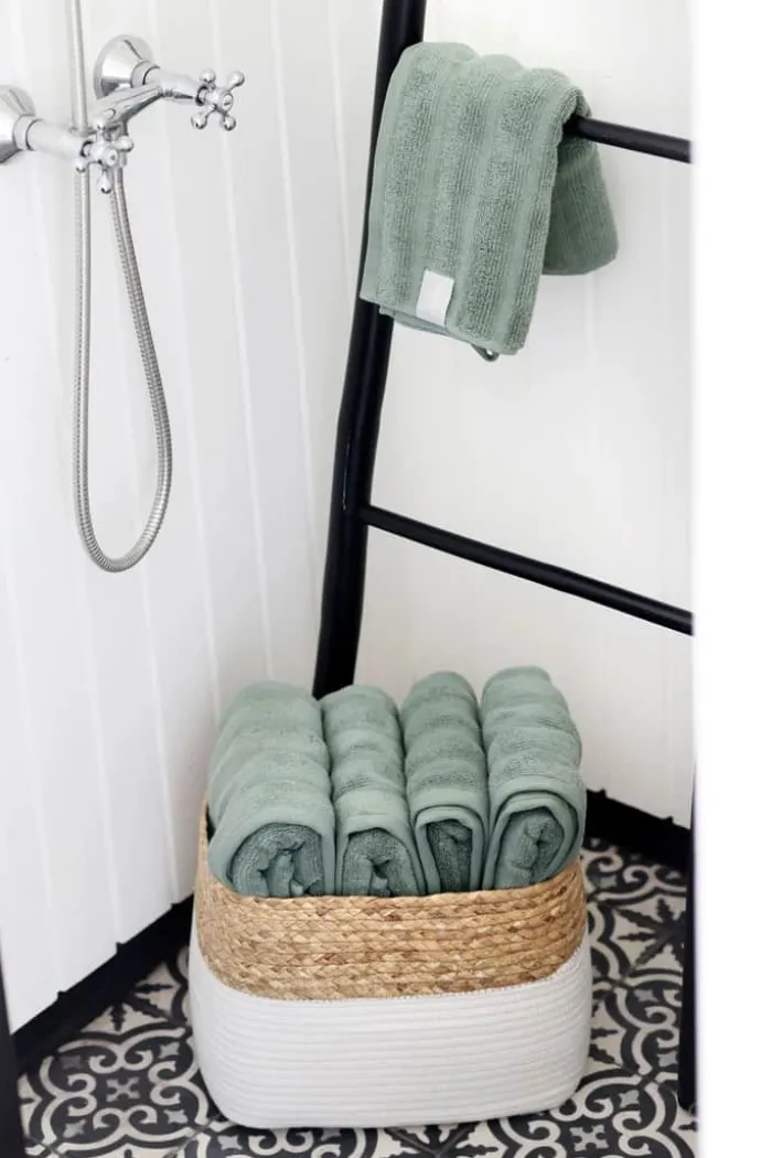 SKAGEN living Håndklæde B 100 x L 150 cm - Bambus/bomuld - Grøn