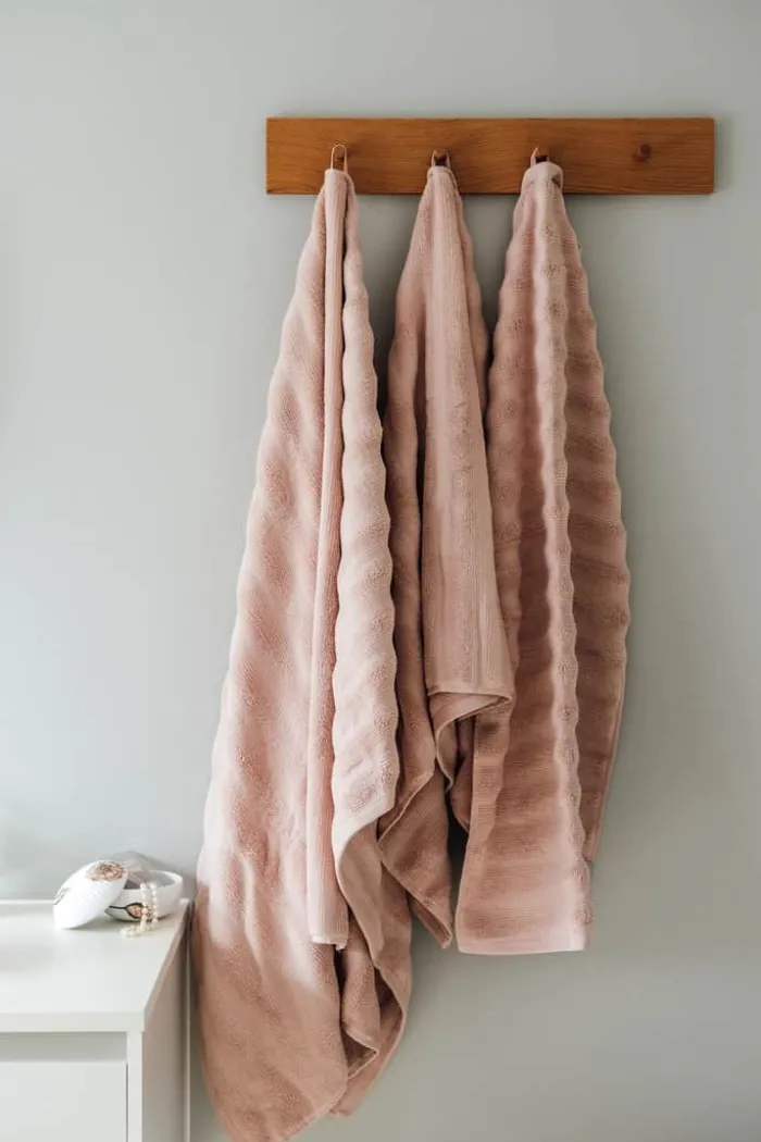 SKAGEN living Håndklæde B 70 x L 140 cm - Bambus/bomuld - Rosa