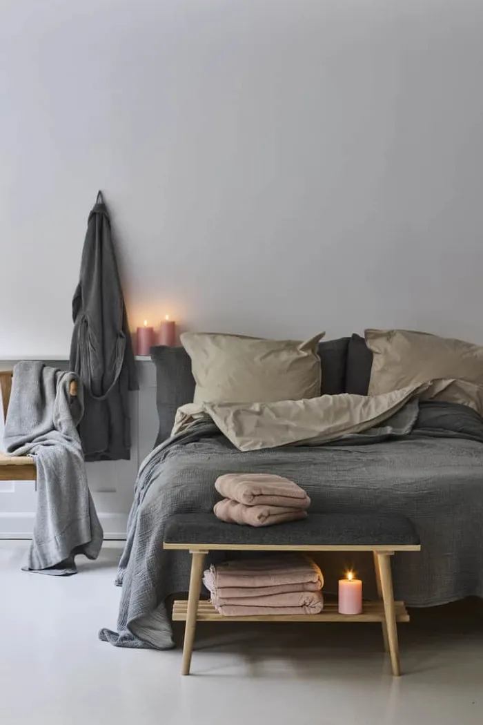 SKAGEN living Håndklæde B 70 x L 140 cm - Bambus/bomuld - Rosa