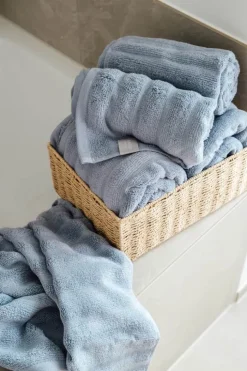 SKAGEN living Håndklæde B 100 x L 150 cm - Bambus/bomuld - Blå