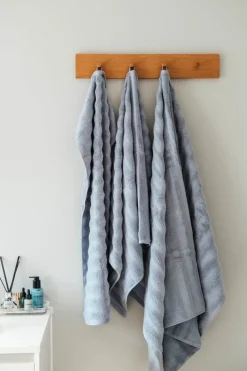 SKAGEN living Håndklæde B 100 x L 150 cm - Bambus/bomuld - Blå