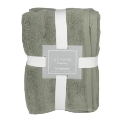SKAGEN living Håndklæde - 4 stk. B 50/70 x L 100/140 cm - Bomuld/bambusfibrer - Grøn