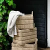 SKAGEN living Kurv B 33 x L 47 cm - Papirgarn/jern - Natur