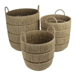 SKAGEN living Kurv Ø 35 cm - Papirgarn - Natur