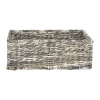 SKAGEN living Kurv H 10 x B 28 x L 18 cm - Papirflet/metal - Grå