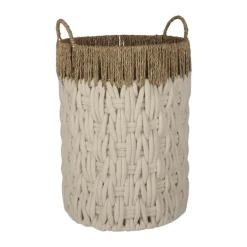SKAGEN living Kurv Ø 30 x H 42 cm - Bomuldsreb/vandhyacint - Natur