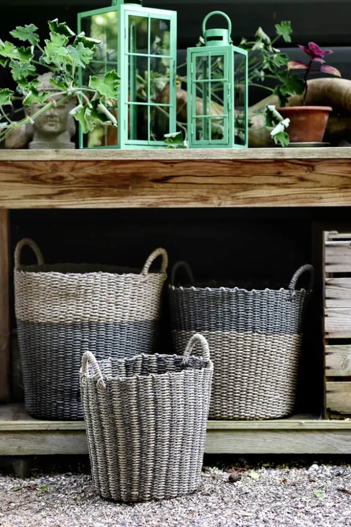 SKAGEN living Kurv Ø 33 x H 38 cm - Papirflet - Grå