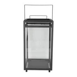 SKAGEN living Lanterne H 45 cm - Jern/glas - Sort