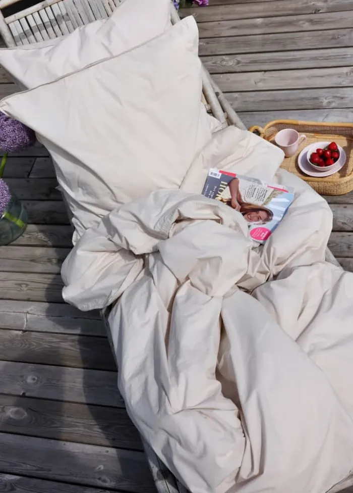 SKAGEN living Sengetøj B 140 x L 200 cm - Bomuld/percale - Beige