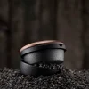 Skeppshult Swing Stor krydderikværn H 5,5 cm - Støbejern/valnød - Sort/træ