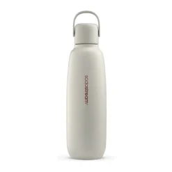 SodaStream Fizz&Go Drikkeflaske 0,9 liter - Rustfrit stål -Sand