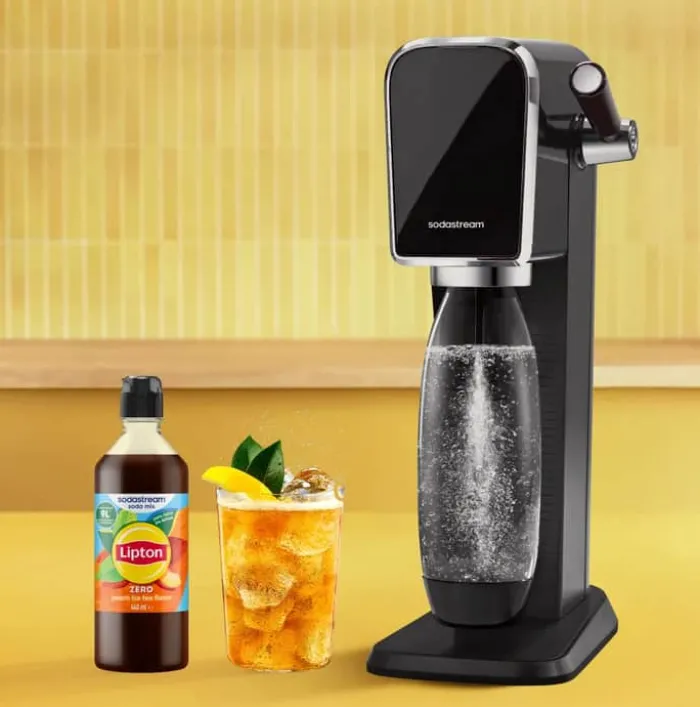 SodaStream Sirup - Lipton Peach Zero 440 ml - Giver ca. 9 liter færdig drik.